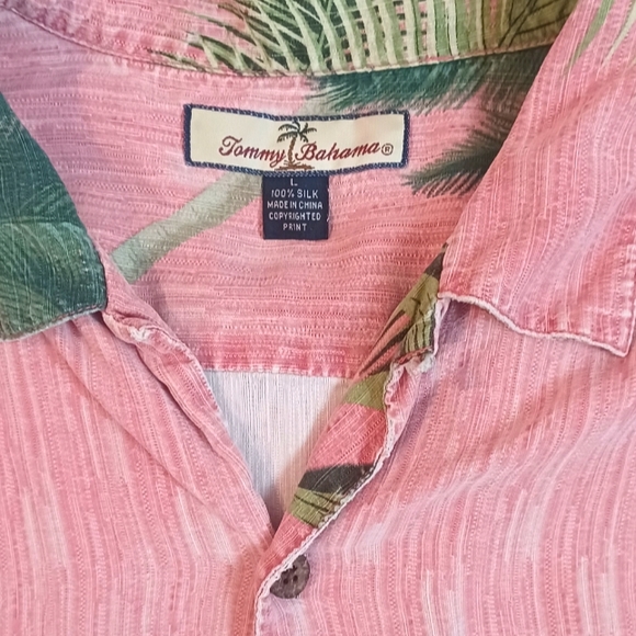 2 Tommy Bahahama Hawaiian Shirts - Picture 3 of 4